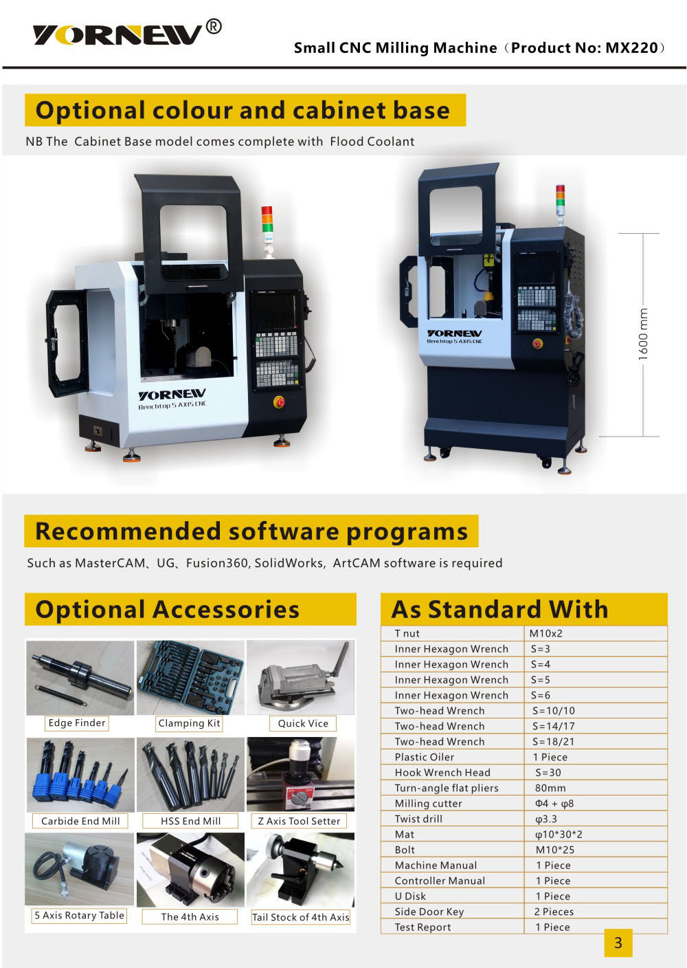 MX220 Mini CNC Mill